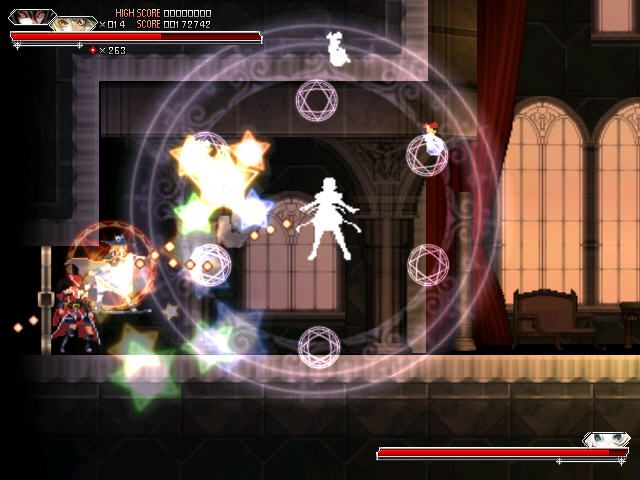 Koumajou Densetsu: Scarlet Symphony (Windows) screenshot: Marisa's help