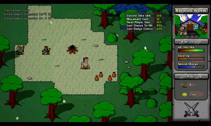 Battlepaths (Windows) screenshot: Enemy's camp