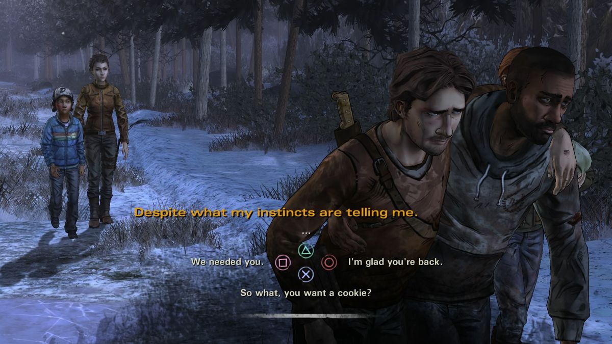 Screenshot of The Walking Dead Season Two (PlayStation 4, 2013) MobyGames