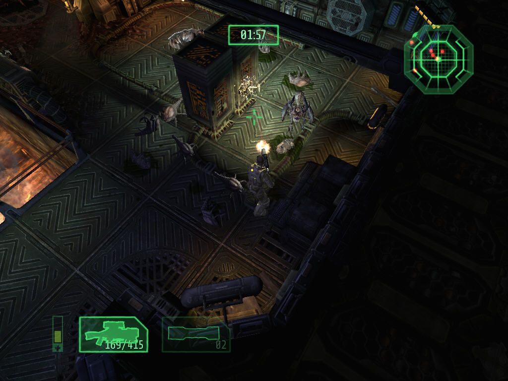 Alien Breed 2: Assault (Windows) screenshot: Small, annoying enemies come back