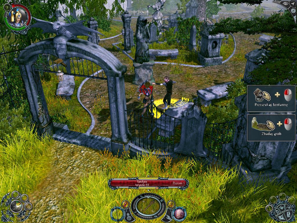 Sacred 2: Fallen Angel (Windows) screenshot: Cemetery