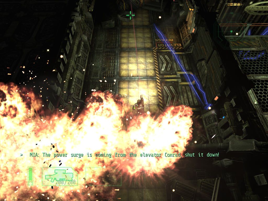 Alien Breed 2: Assault (Windows) screenshot: Explosions