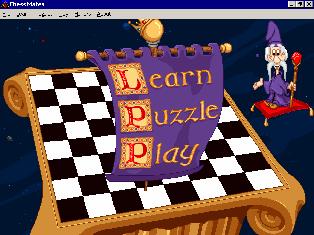 Chess Mates (Windows) screenshot: There are three options to this game Demo version