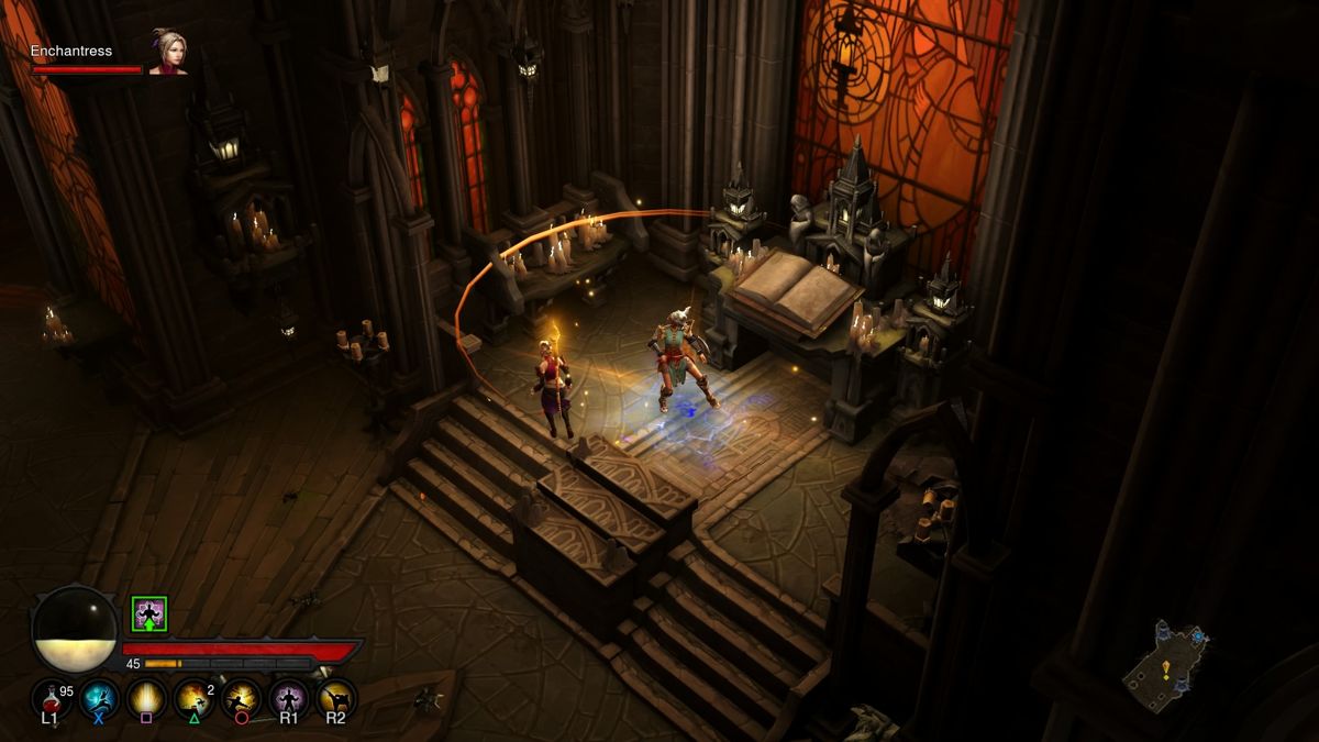 Diablo III: Reaper of Souls - Ultimate Evil Edition (PlayStation 4) screenshot: Reaper of Souls - The cathedral has been cleansed of evil presence