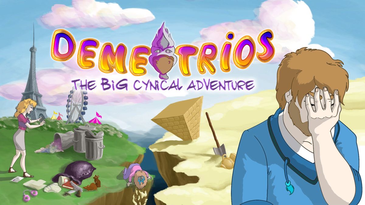 Demetrios: The Big Cynical Adventure (PlayStation 4) screenshot: Splash screen