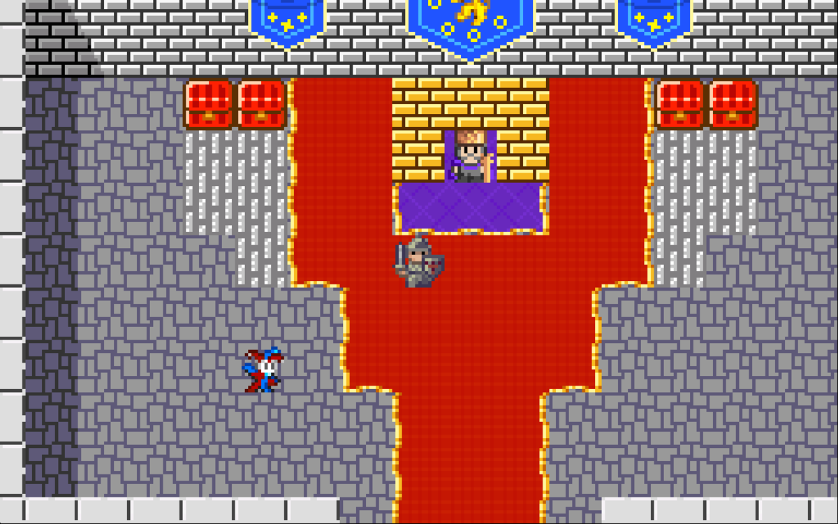RPG Quest: Minimæ (Macintosh) screenshot: Meeting with the King.
