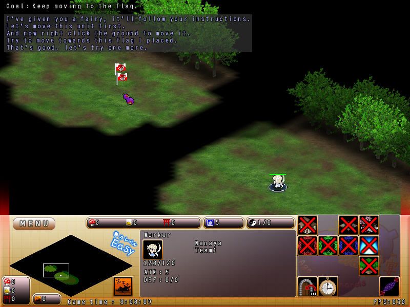 Age of Ethanols (Windows) screenshot: Tutorial (in the story mode)