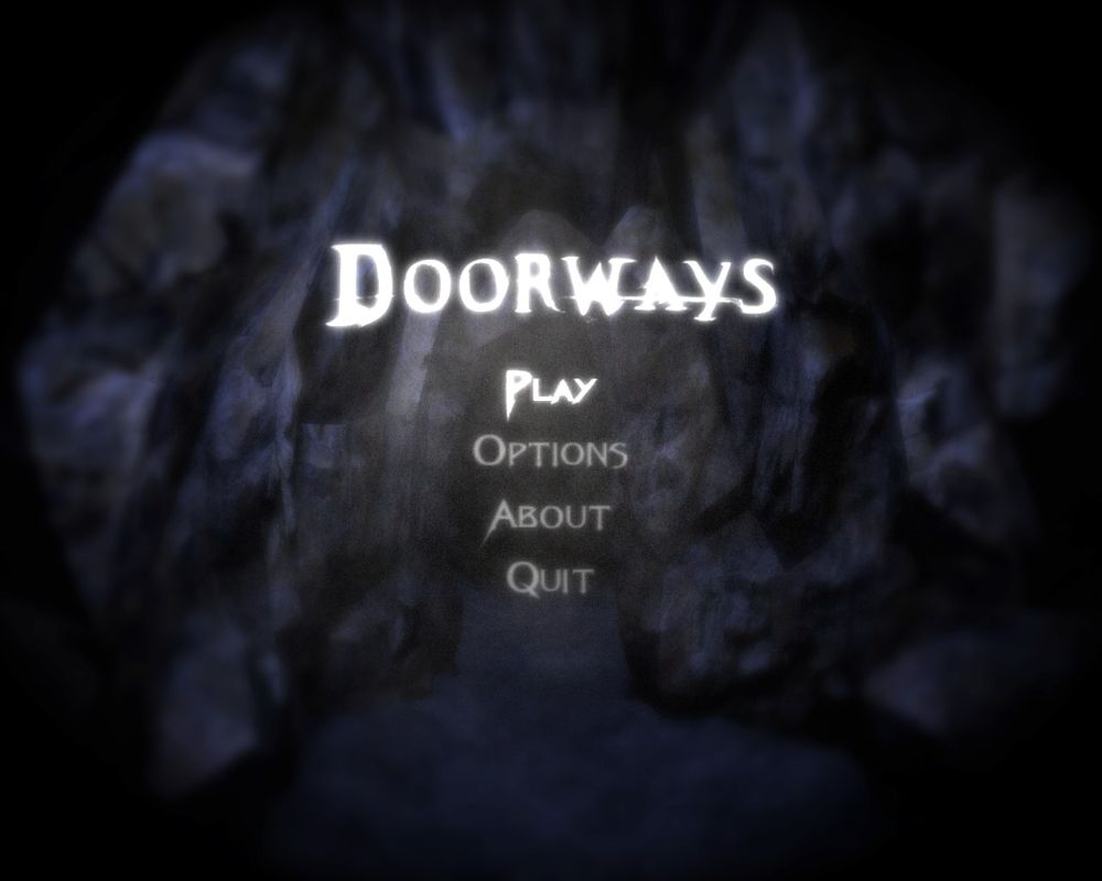 Doorways: Prelude (Linux) screenshot: Main menu