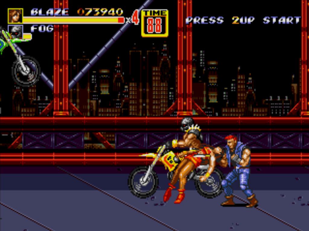 Streets of Rage 2 (Windows) screenshot: Biker