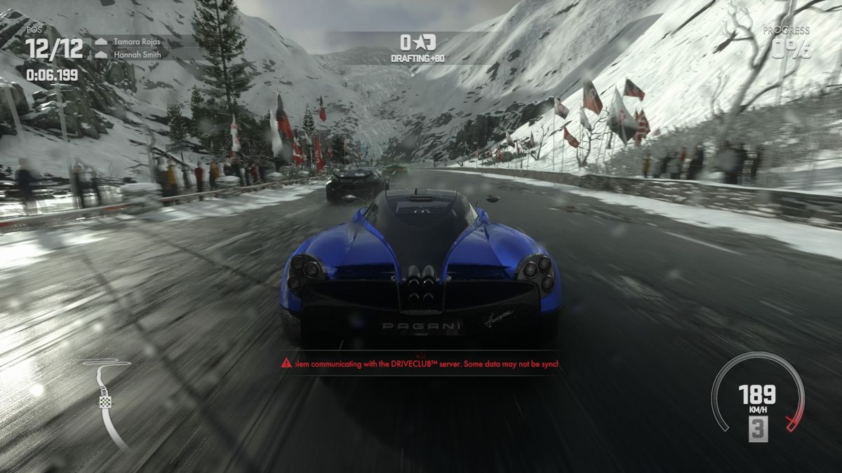 Driveclub (PlayStation 4) screenshot: Norway.. Snowy
