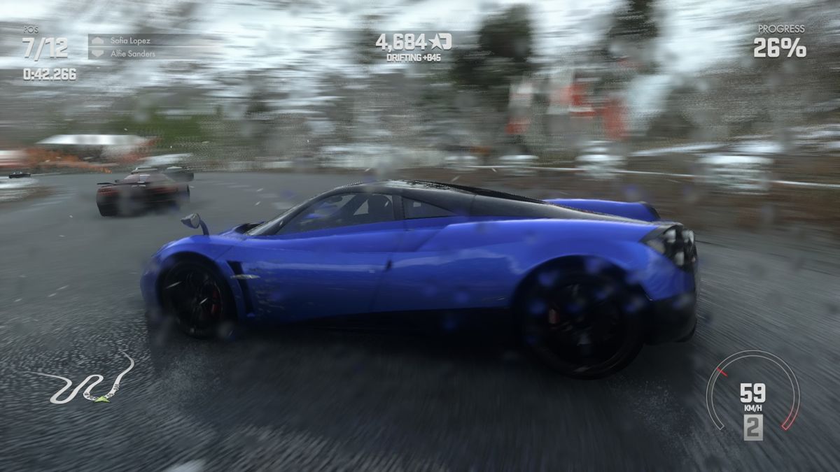 Driveclub (PlayStation 4) screenshot: Blurry