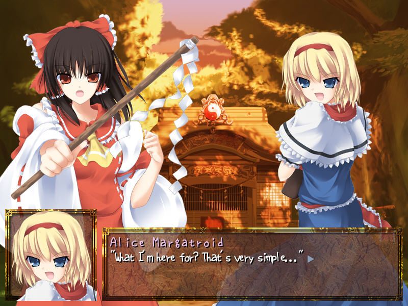 Sengoku Gensokyo (Windows) screenshot: A next war begins.