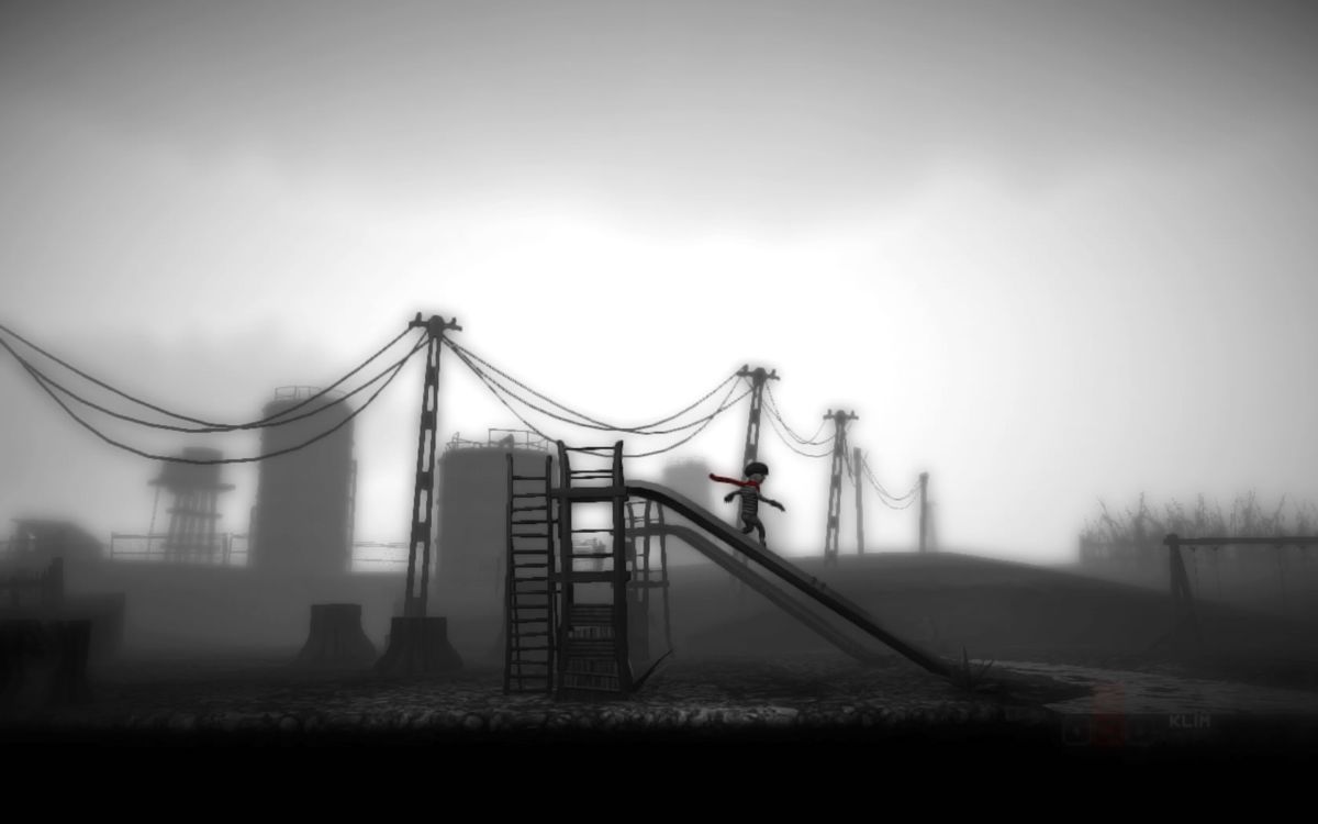 Monochroma (Windows) screenshot: You can practice the controls in a playground.