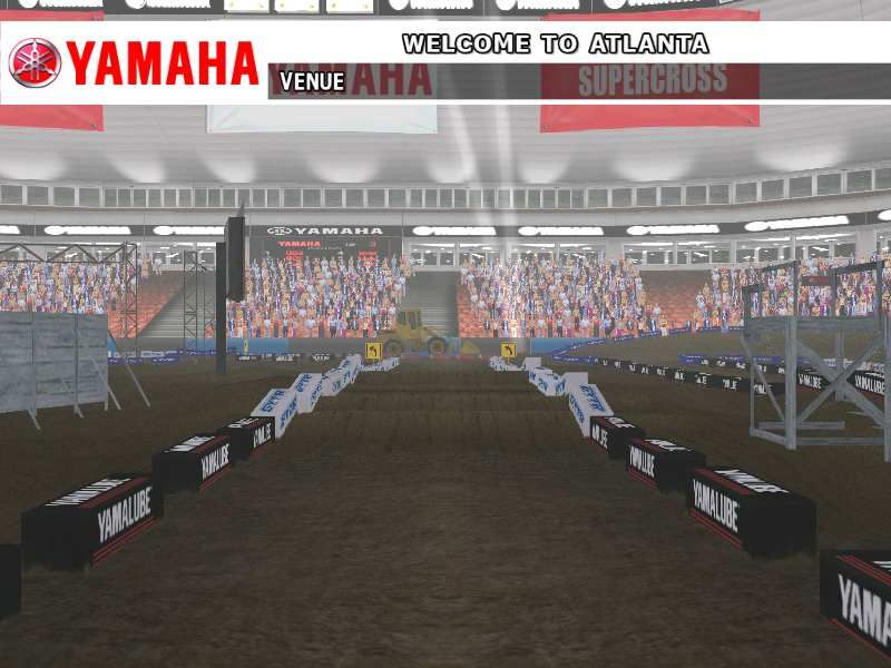 Yamaha Supercross (Windows) screenshot: Track preview
