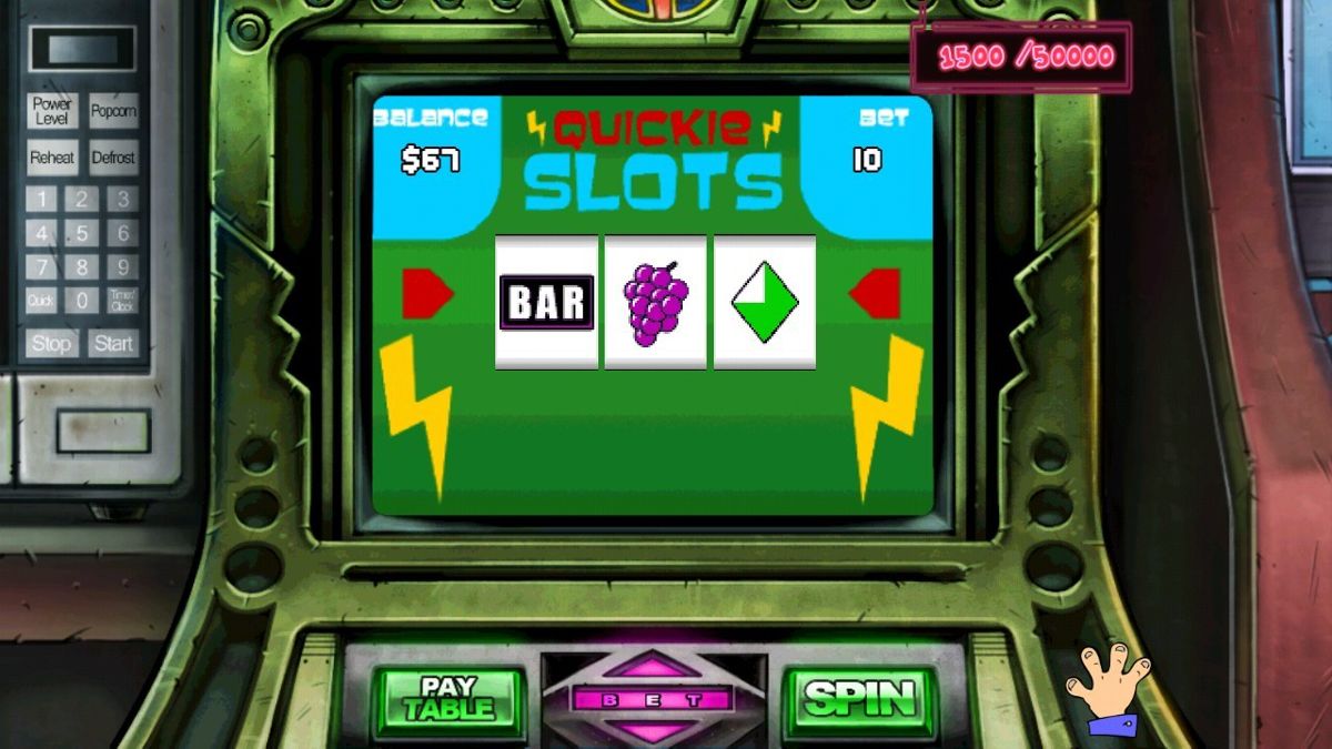 Leisure Suit Larry: Reloaded (Android) screenshot: Playing the video slots