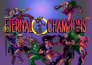Eternal Champions (Genesis) screenshot: Title screen