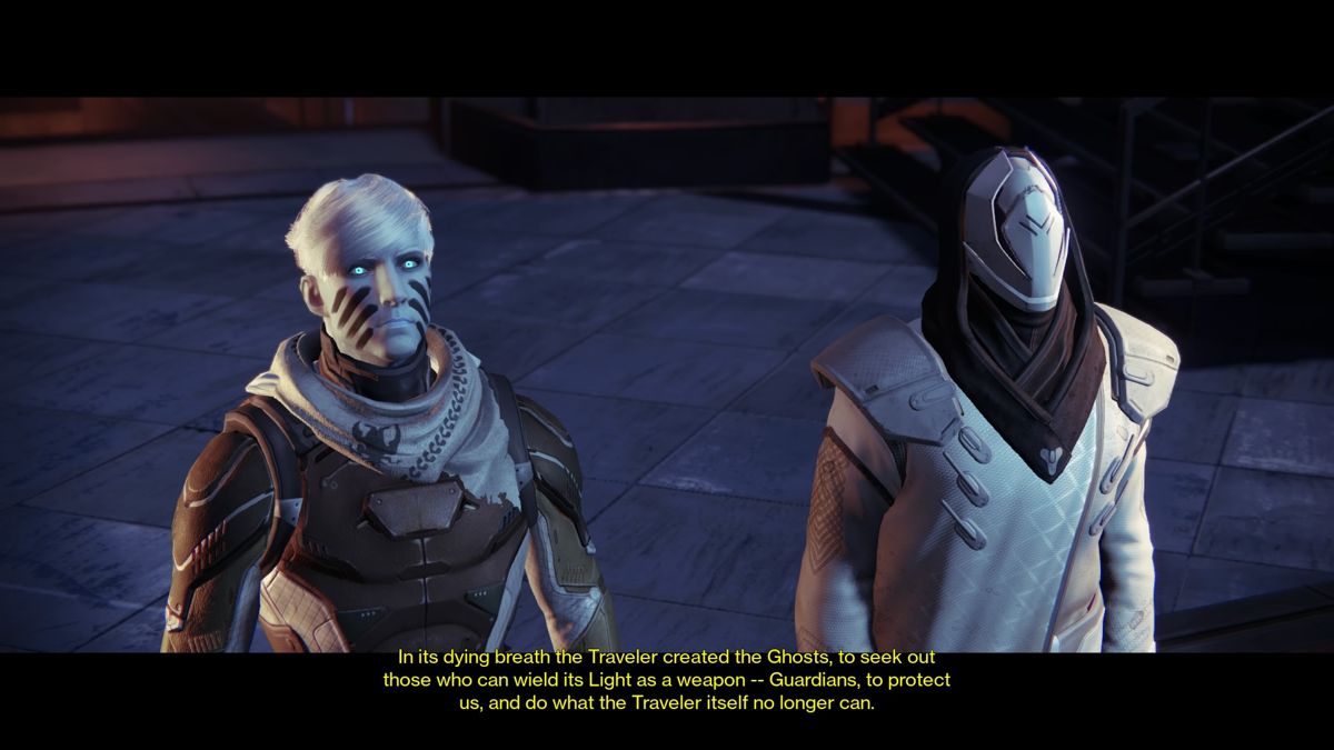 Destiny (PlayStation 4) screenshot: The story is being told in between missions