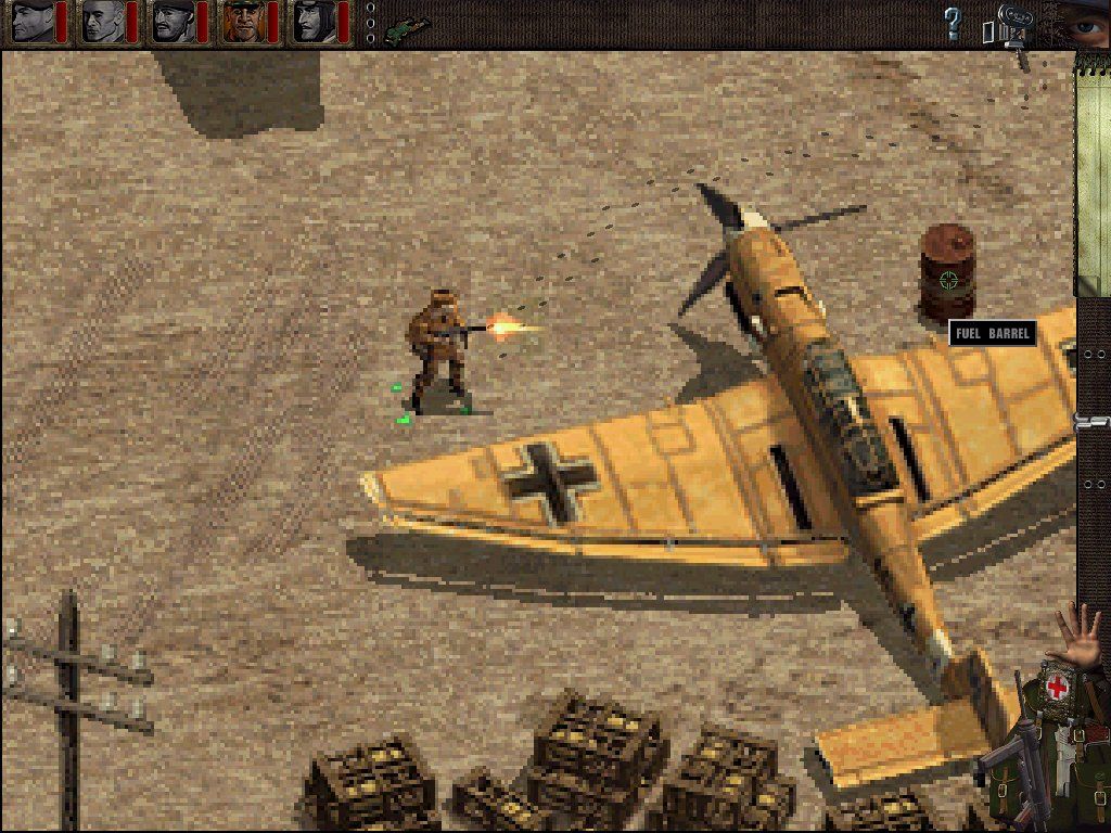 Screenshot of Commandos: Behind Enemy Lines (Windows, 1998) - MobyGames