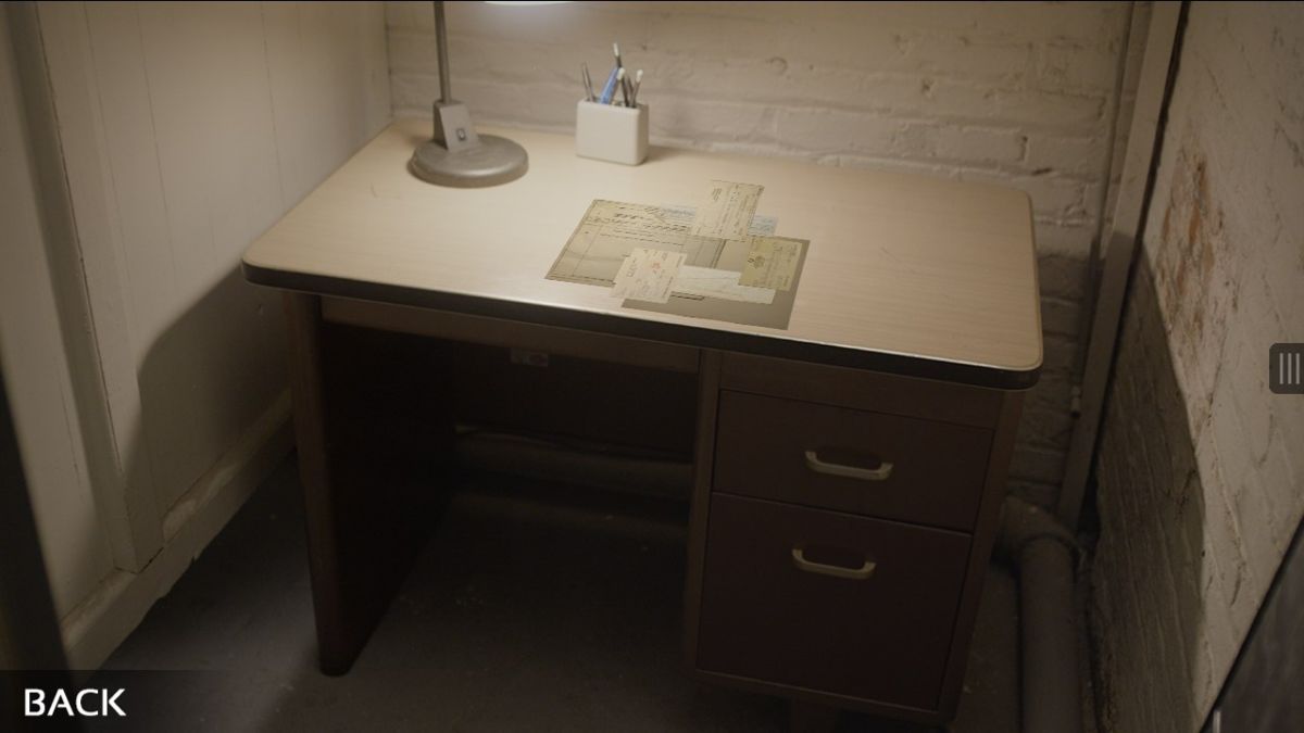 Missing: An Interactive Thriller - Episode 1 (Android) screenshot: A desk with papers