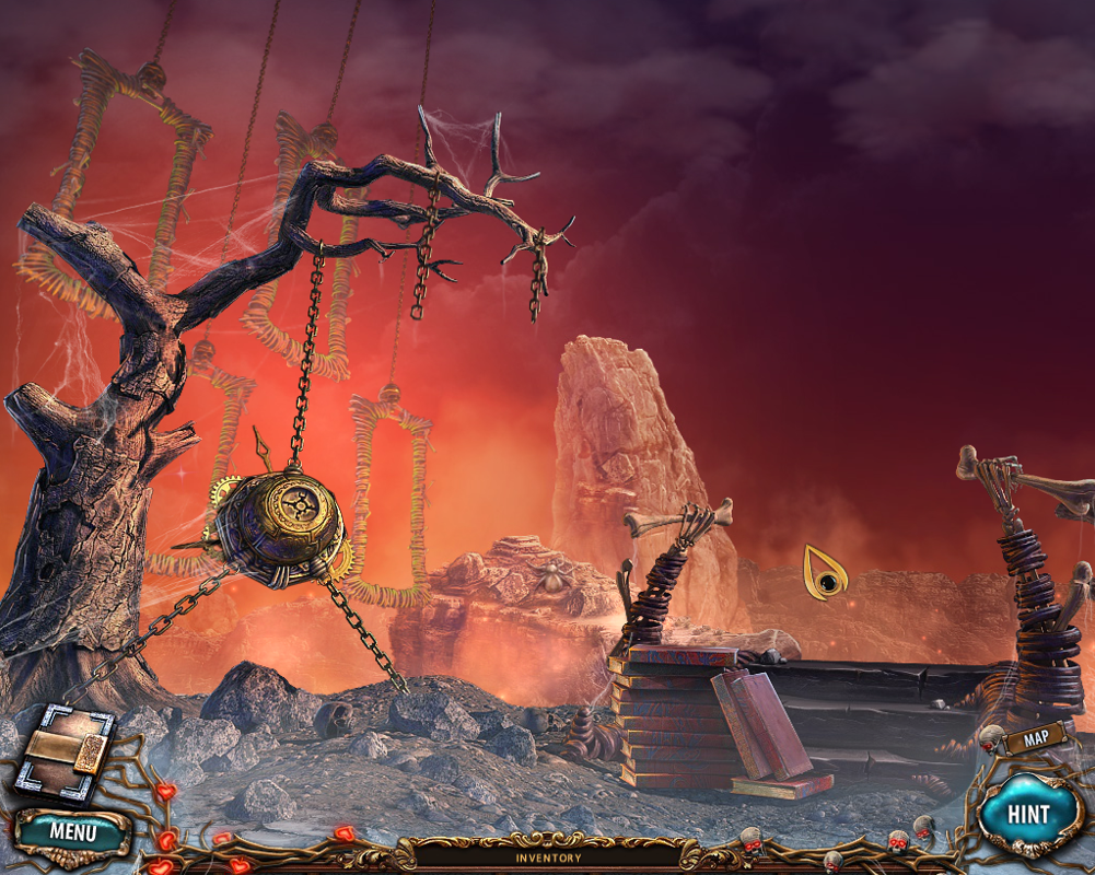 Sacra Terra: Kiss of Death (Windows) screenshot: This is Lilith's realm.