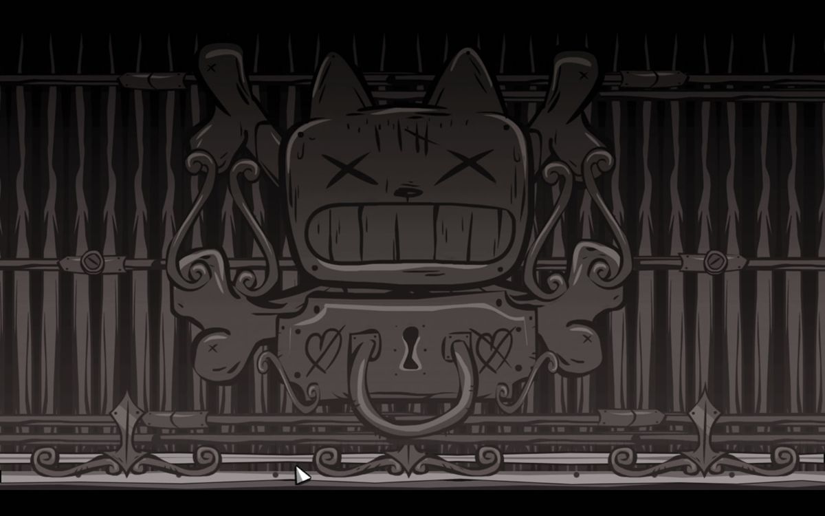 Poöf vs The Cursed Kitty (Windows) screenshot: Ending the level.