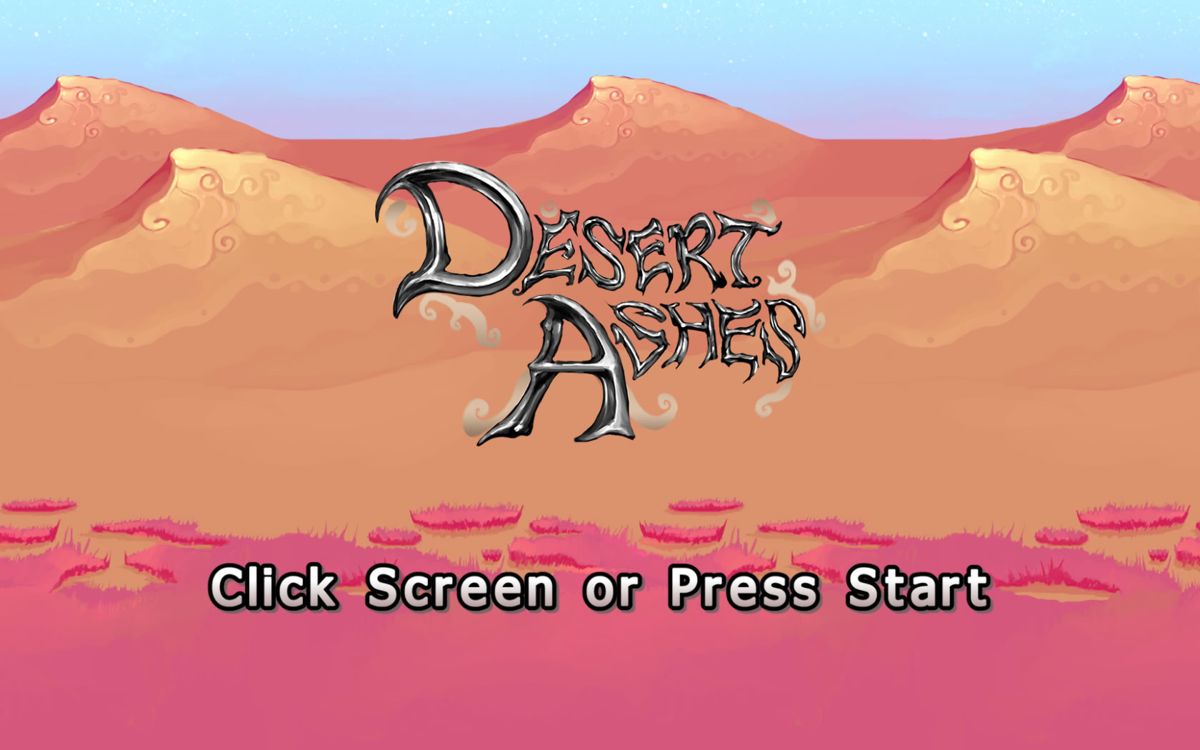 Desert Ashes (Windows) screenshot: Title screen