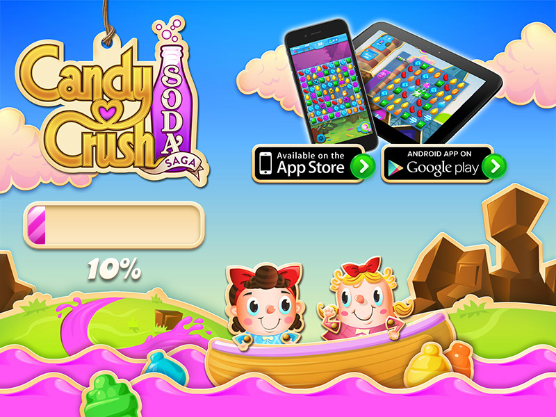 Screenshot of Candy Crush Soda Saga (iPad, 2014) - MobyGames