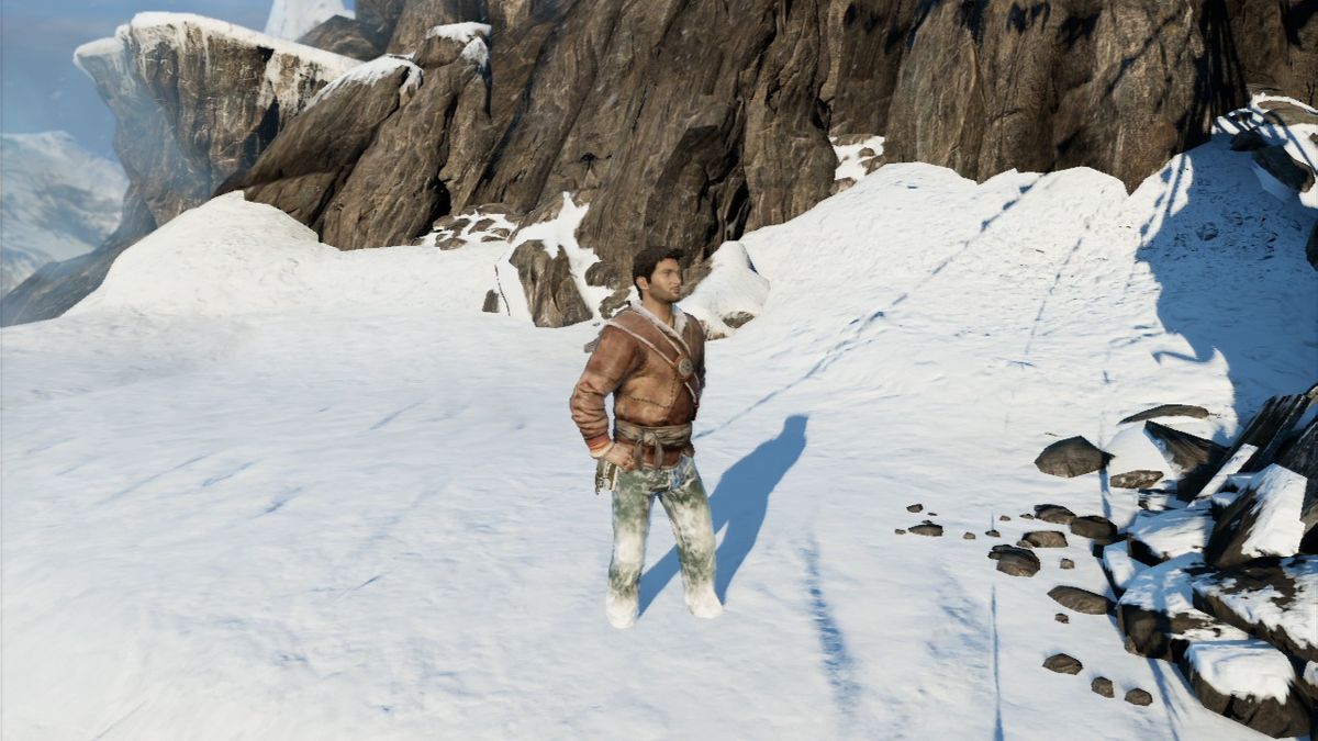 Uncharted 2: Among Thieves (PlayStation 3) screenshot: This terrain will require a guide
