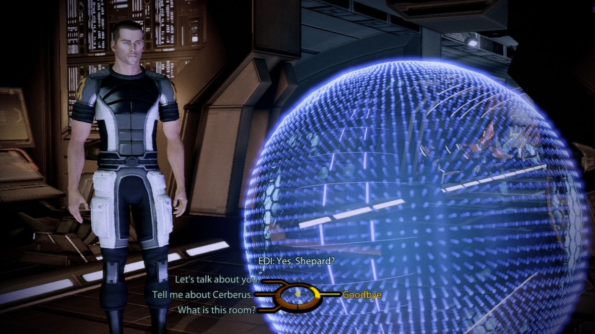 Mass Effect 2 (PlayStation 3) screenshot: Mass Effect 2 - EDI has gone through some serious upgrades