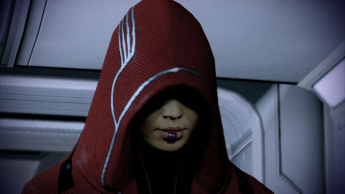 Mass Effect 2 (PlayStation 3) screenshot: Kasumi: Stolen Memory - Kasumi, up close