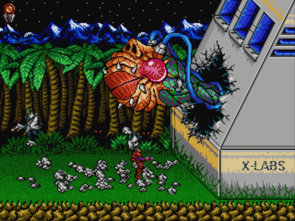 Super Cyborg (Windows) screenshot: Boss fight