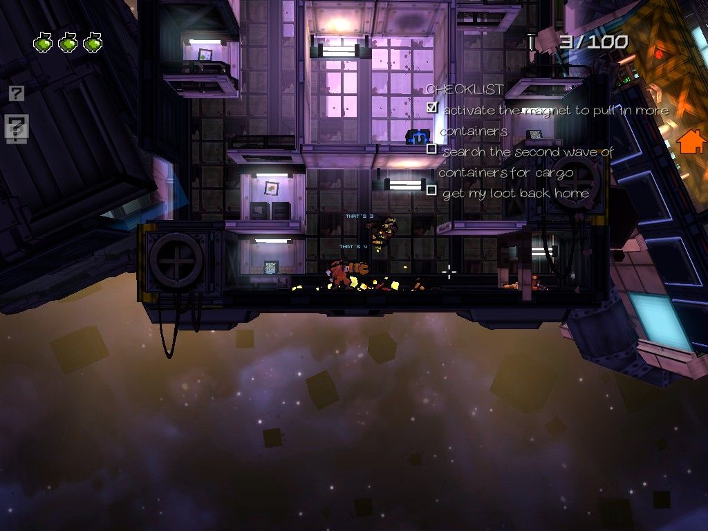 Cargo Commander (Windows) screenshot: Close combat