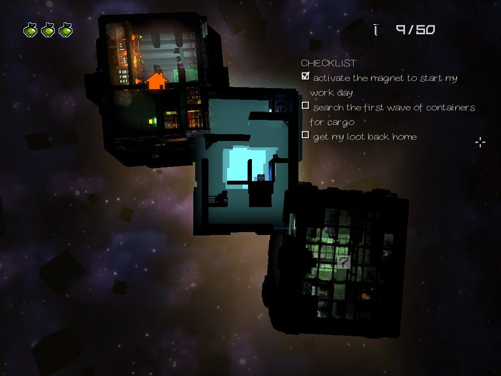 Cargo Commander (Windows) screenshot: Space containers