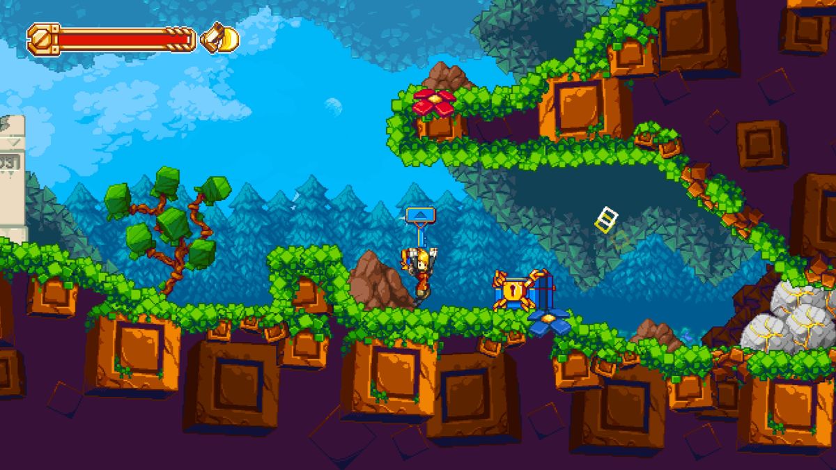 Iconoclasts (PlayStation 4) screenshot: Carrying a key