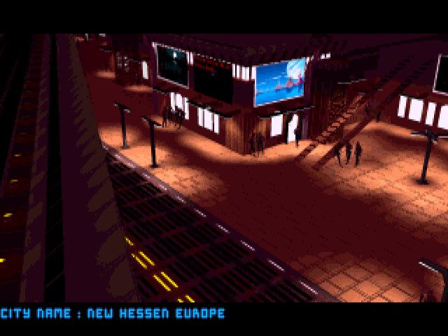 Syndicate (DOS) screenshot: Intro Movie