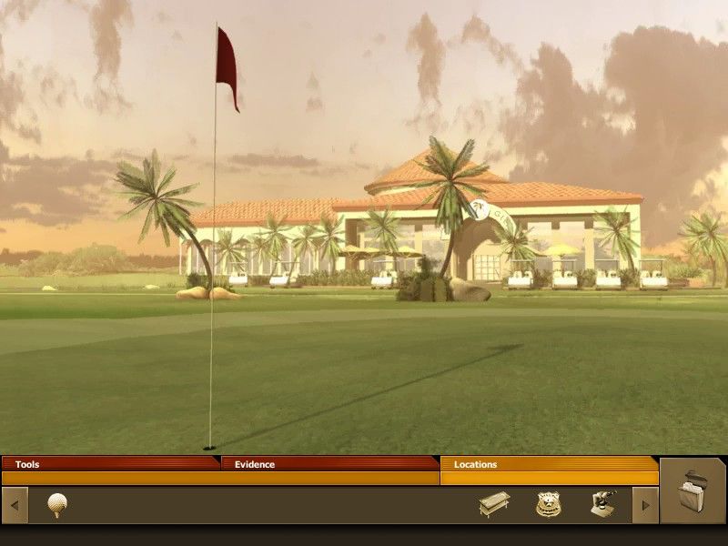 CSI: Miami (Windows) screenshot: Your first case starts with a murder on the golf course