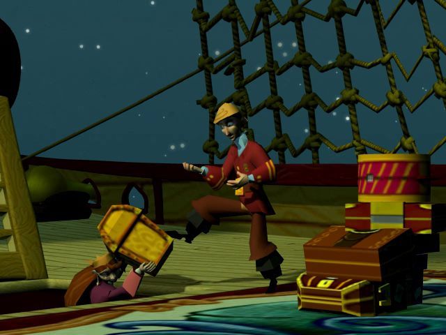 Escape from Monkey Island (Windows) screenshot: Guybrush is as helpful as ever