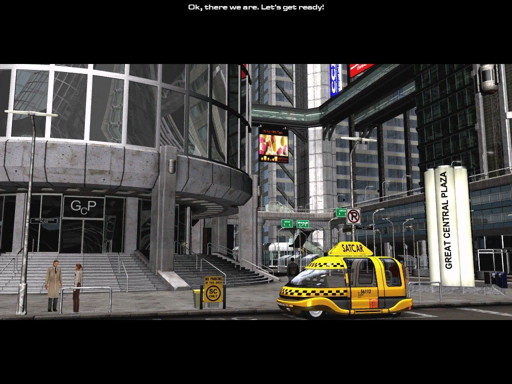 The Moment of Silence (Windows) screenshot: Arriving at the Great Central Plaza