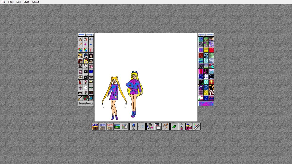 Scout Computer Character Screenshot of Sailor Moon and Her Sailor Scouts Computer Fun Set ...