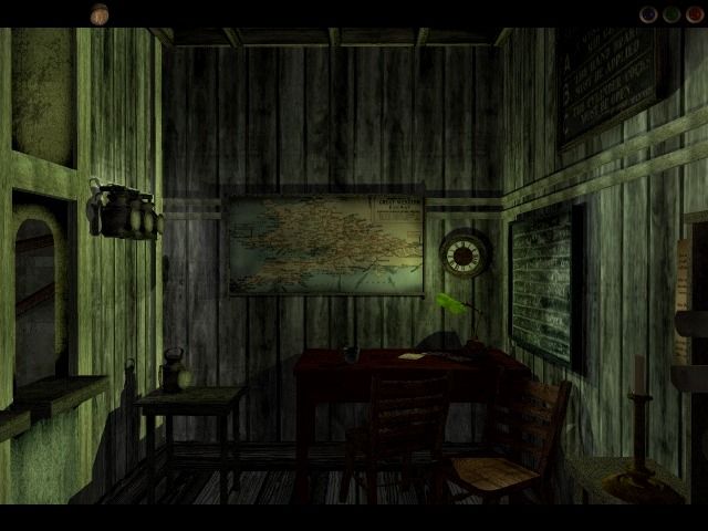 Dark Fall: The Journal (Windows) screenshot: Train station ticket office