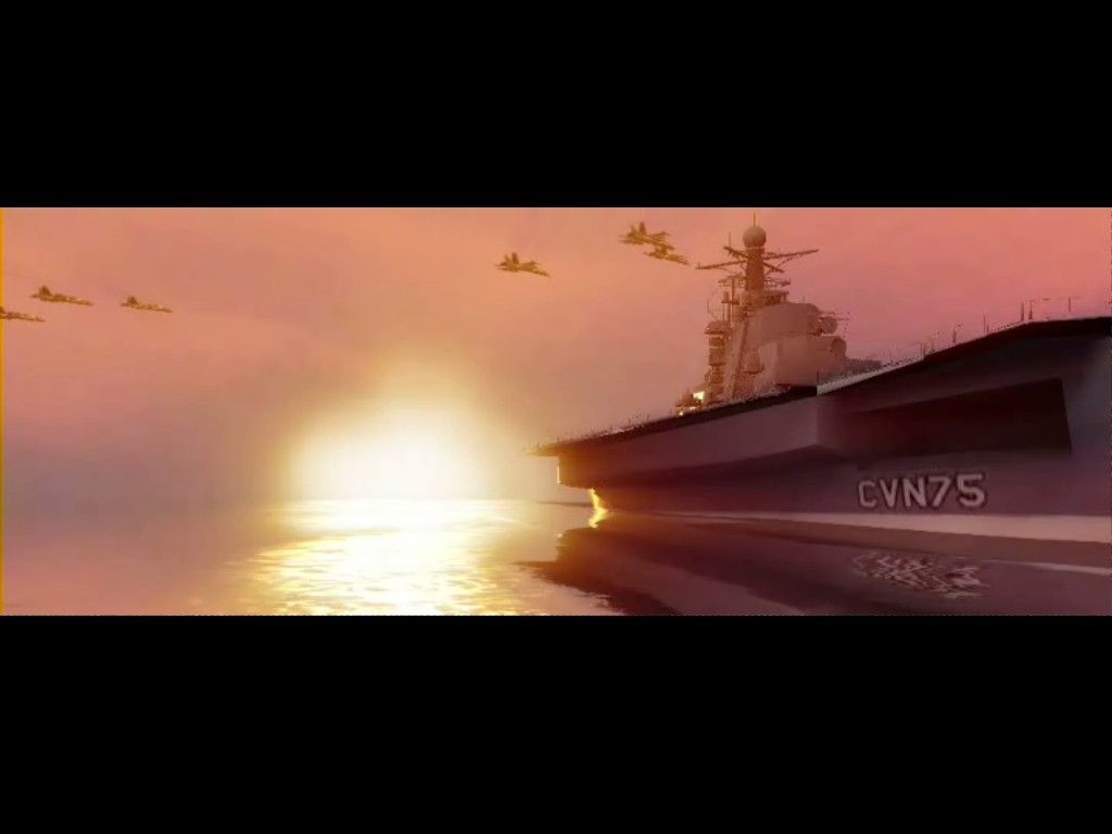 Act of War: Direct Action (Windows) screenshot: Aircraft carrier is joining the combat