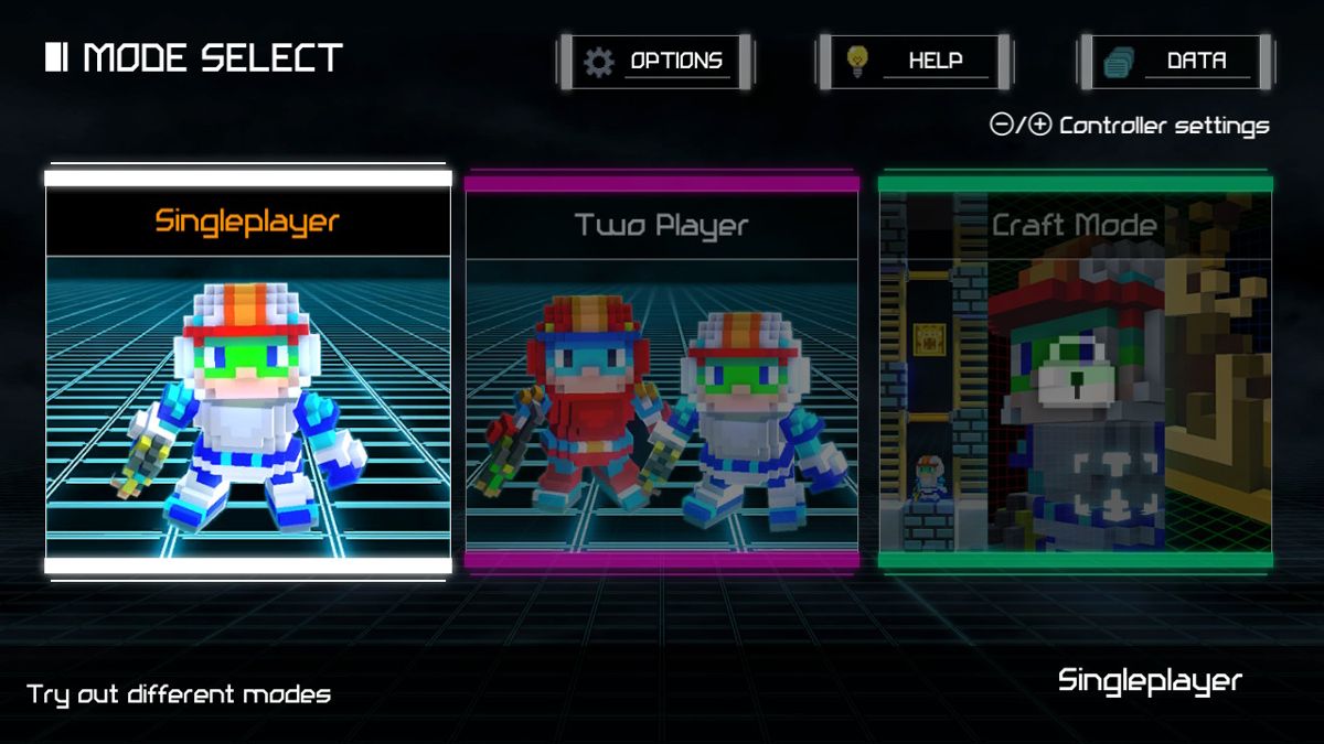 Lode Runner: Legacy (Nintendo Switch) screenshot: Main menu