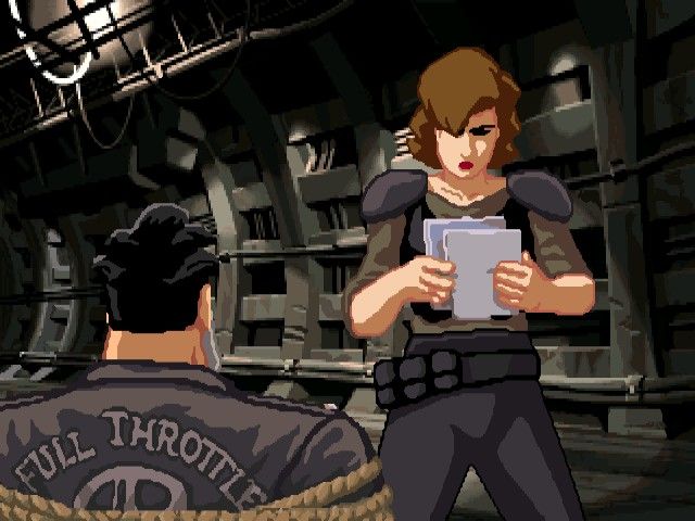 Full Throttle (Windows) screenshot: Trying to prove your innocence