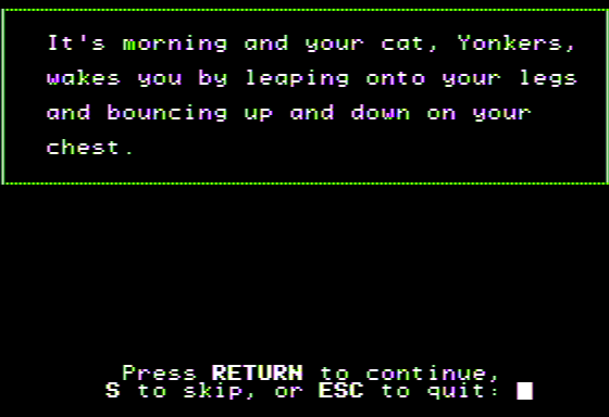 Microzine #4 (Apple II) screenshot: Adventures in the Microzine - Introduction