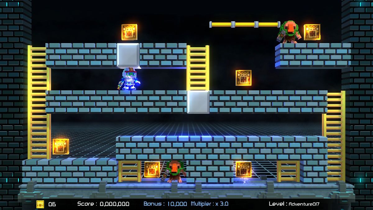 Lode Runner: Legacy (Nintendo Switch) screenshot: Adventure level 17