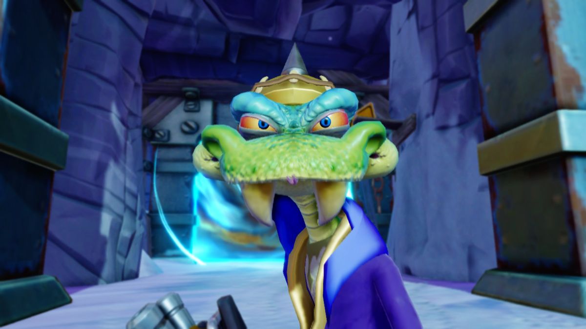 CTR: Crash Team Racing - Nitro-Fueled (Nintendo Switch) screenshot: The bosses of adventure mode taunt you in their own cutscenes.