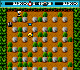 Bomberman (TurboGrafx-16) screenshot: The fourth round