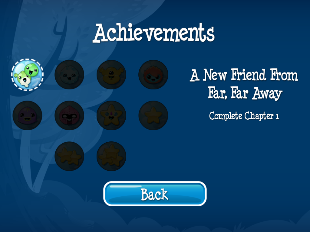 Joining Hands 2 (Windows) screenshot: The achievements screen