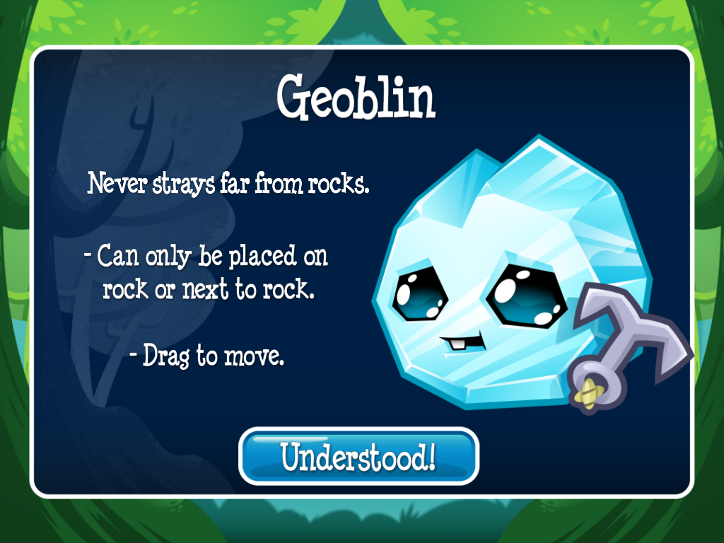 Joining Hands 2 (Windows) screenshot: Meet the Geoblin