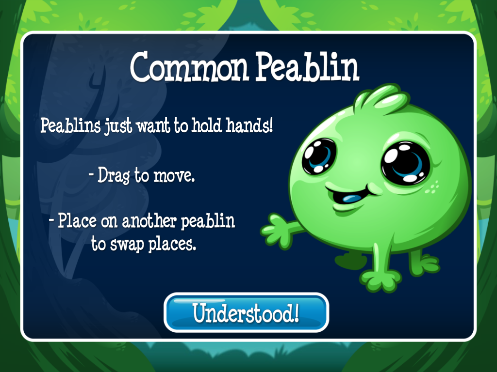 Joining Hands 2 (Windows) screenshot: Meet the common Peablin.